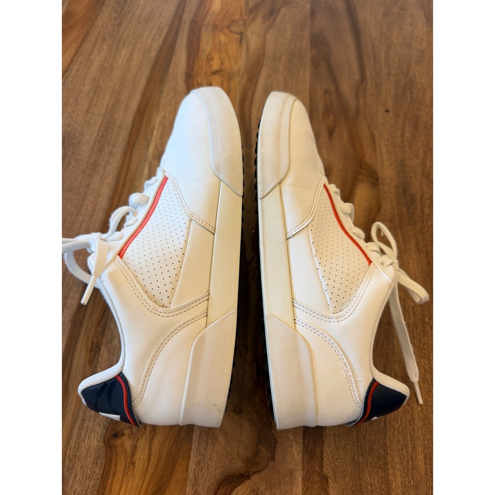 Adidas S2G SL Spikeless Golf Shoes White Navy Red IE2157 Mens 10.5 - Picture 3 of 12